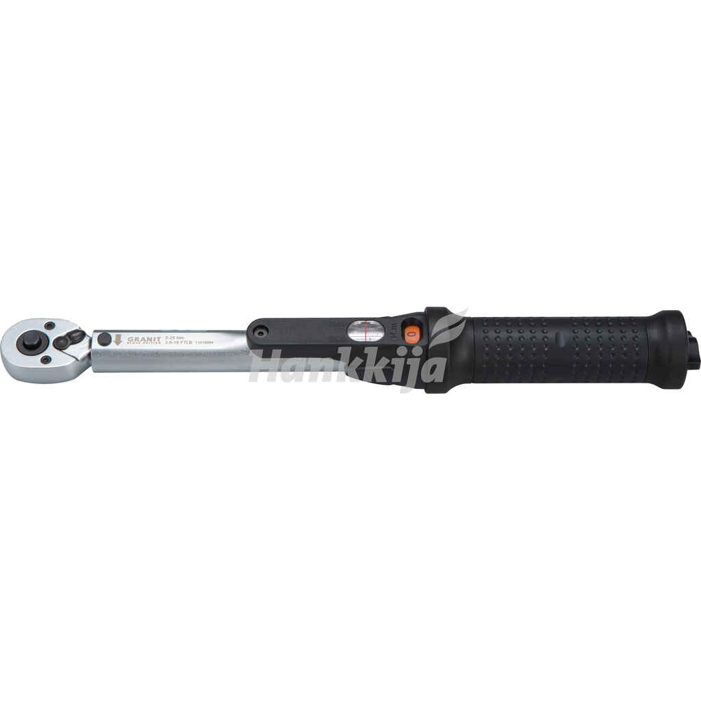 Momenttiavain 1/4" 5-25 Nm BLACK EDITION