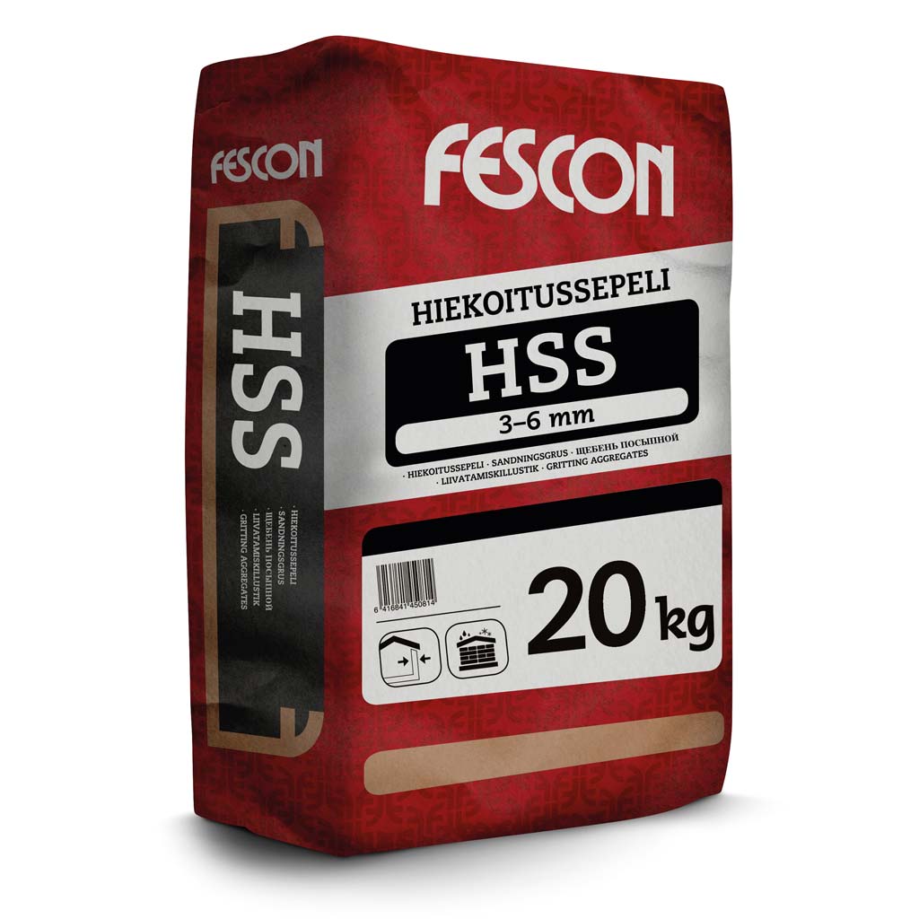 Hiekoitussepeli Fescon 3-6mm 20kg