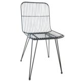 Tuoli metallinen musta