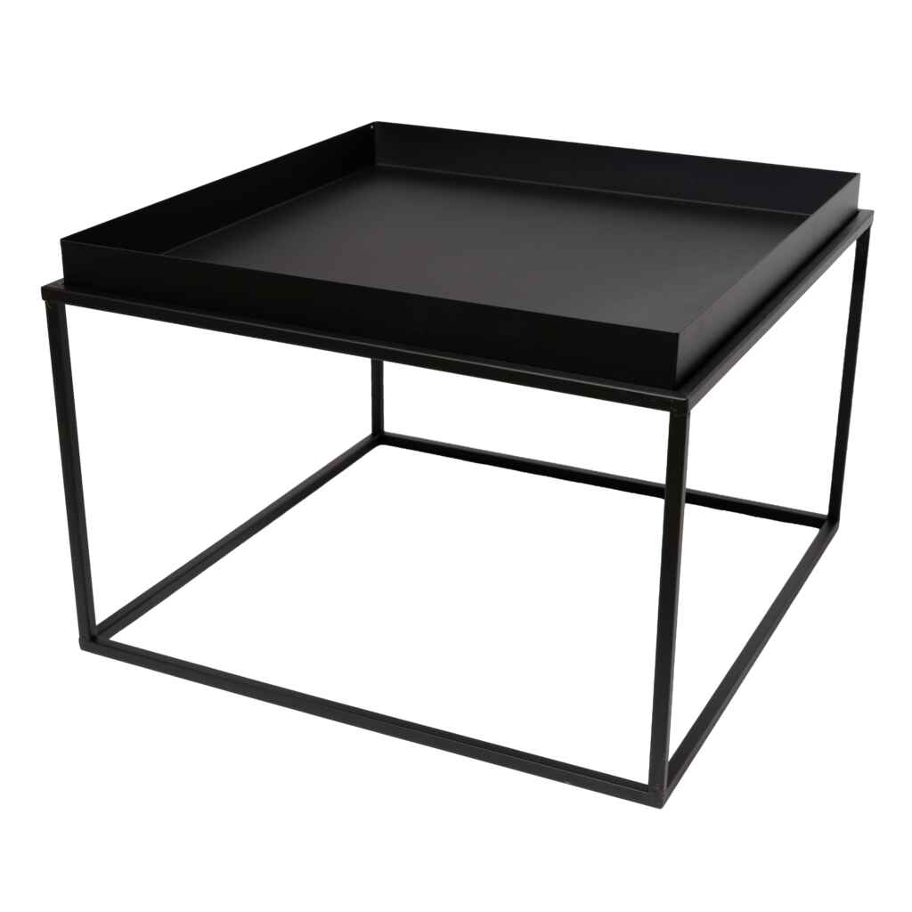 Neliö pöytä 59x59x40 cm musta