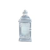 Metallilyhty 14 x 14 x 30 cm, harmaa