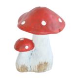 Kärpässienet koriste, 10 cm x 10 cm x 13 cm keraaminen