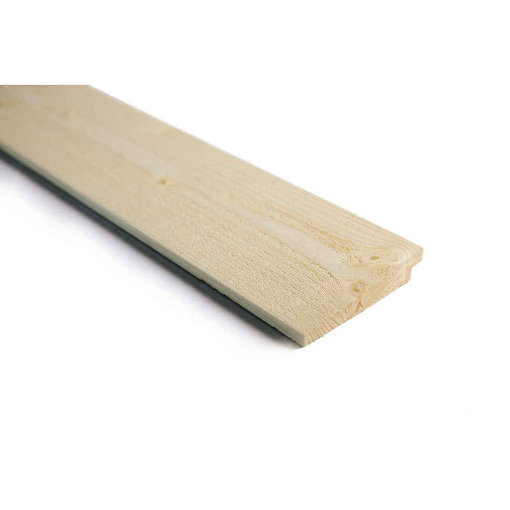 OIVA Kuusi 21x120x4500 Puuvalmis ulkoverhouspaneeli julkisivuverhouksiin. Profiili UYL.