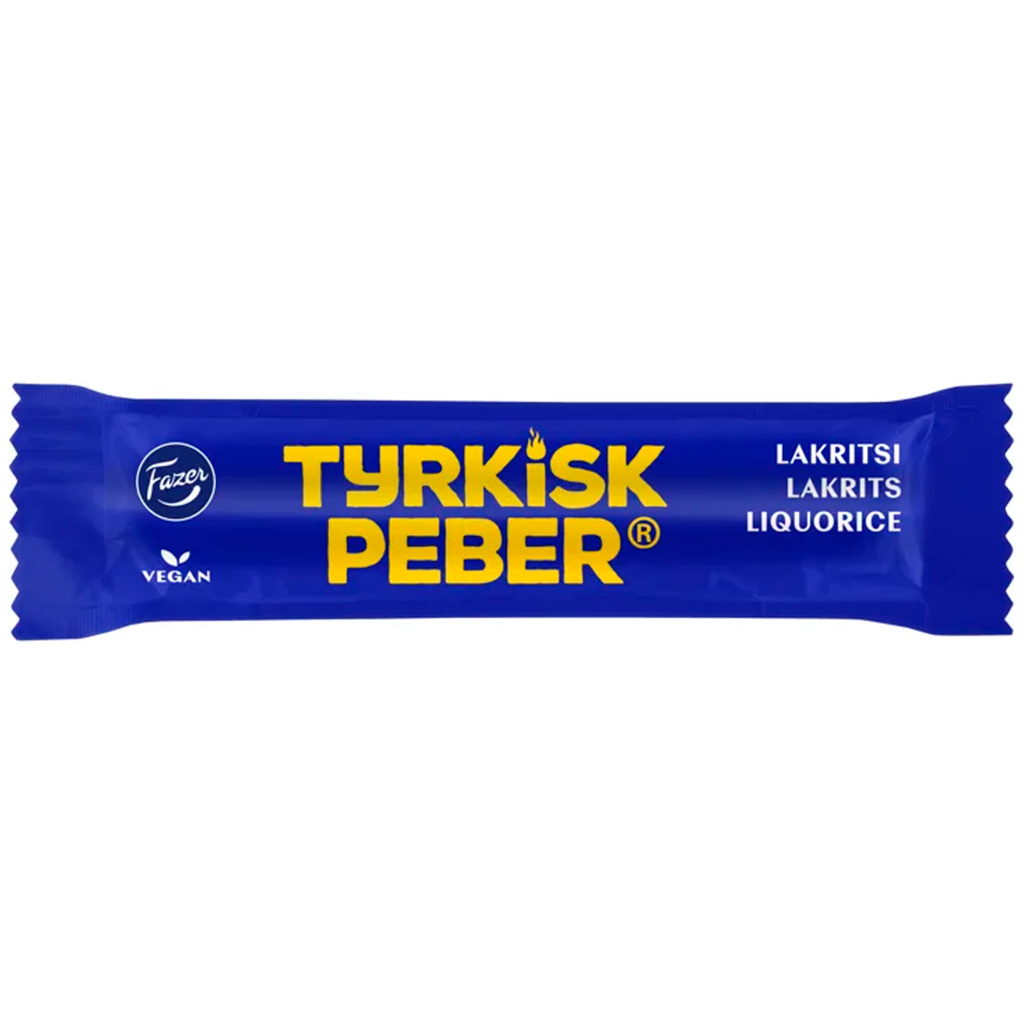 Fazer Tyrkisk Peber lakritsi 20 g x 30 kpl laatikko