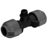 T-liitin GARDENA pipeline 25 mm 1/2" ulkokierre
