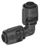 L-liitin 13 mm GARDENA Micro-Drip-System 2 kpl