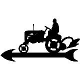 Tuuliviiri vanha traktori