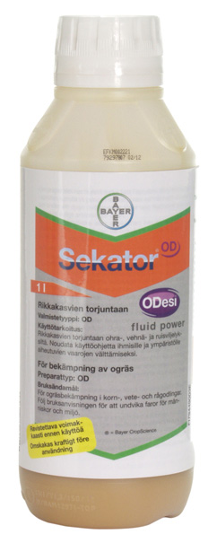 Sekator OD - rikkakasvien torjuntaan
