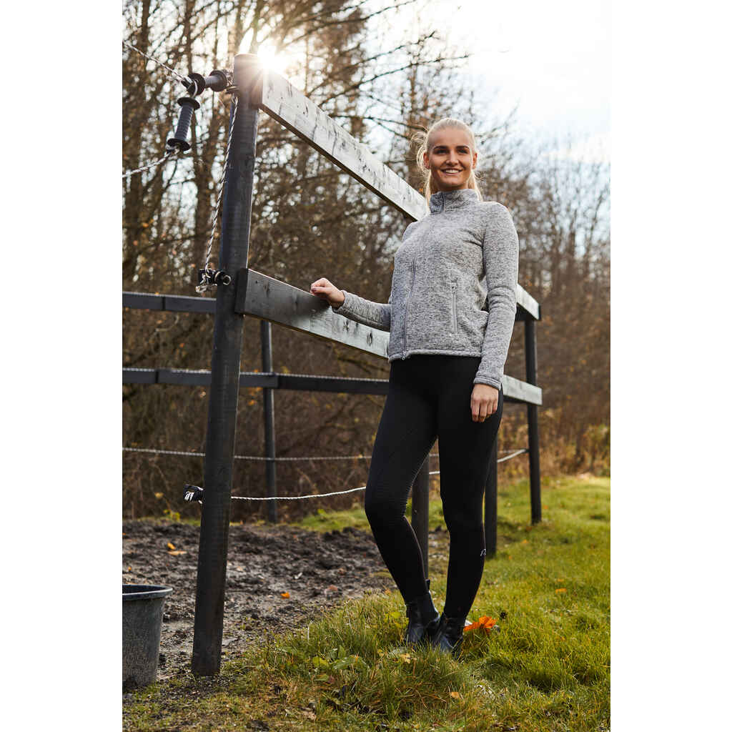 Fleecetakki Horze Thea harmaa 34