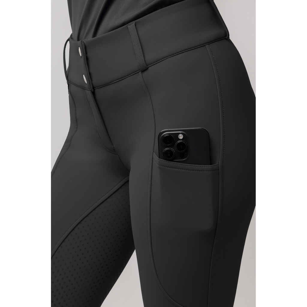 Ratsastushousut Gran Prix Pro Thermo, musta 34