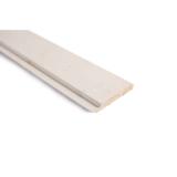 Wicco Sisäverhouspaneeli kuusi 14x120x eri pituuksia päätypontattu valkoinen lakattu profiili STP.
