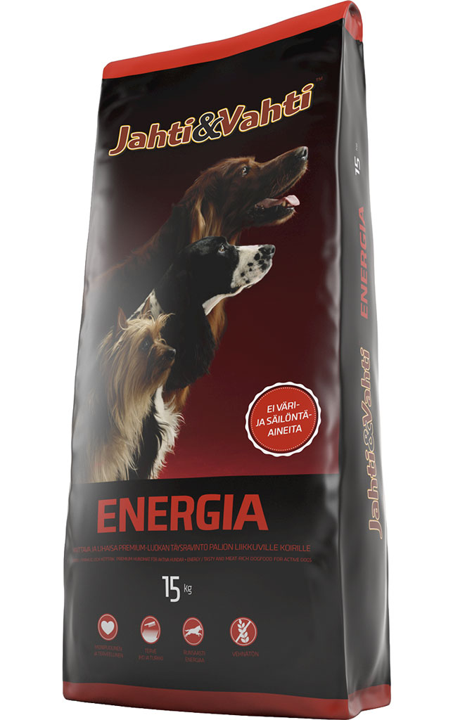 Jahti&Vahti Energia -koiranruoka 15 kg