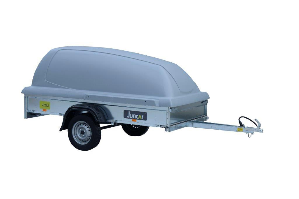 Peräkärry Juncar 270LX ja kuomu 80 cm