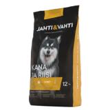 Jahti&Vahti Kana ja Riisi 12 kg koiranruoka