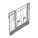 Koottavan vasikkakarsinan etuosa ovella Kerbl