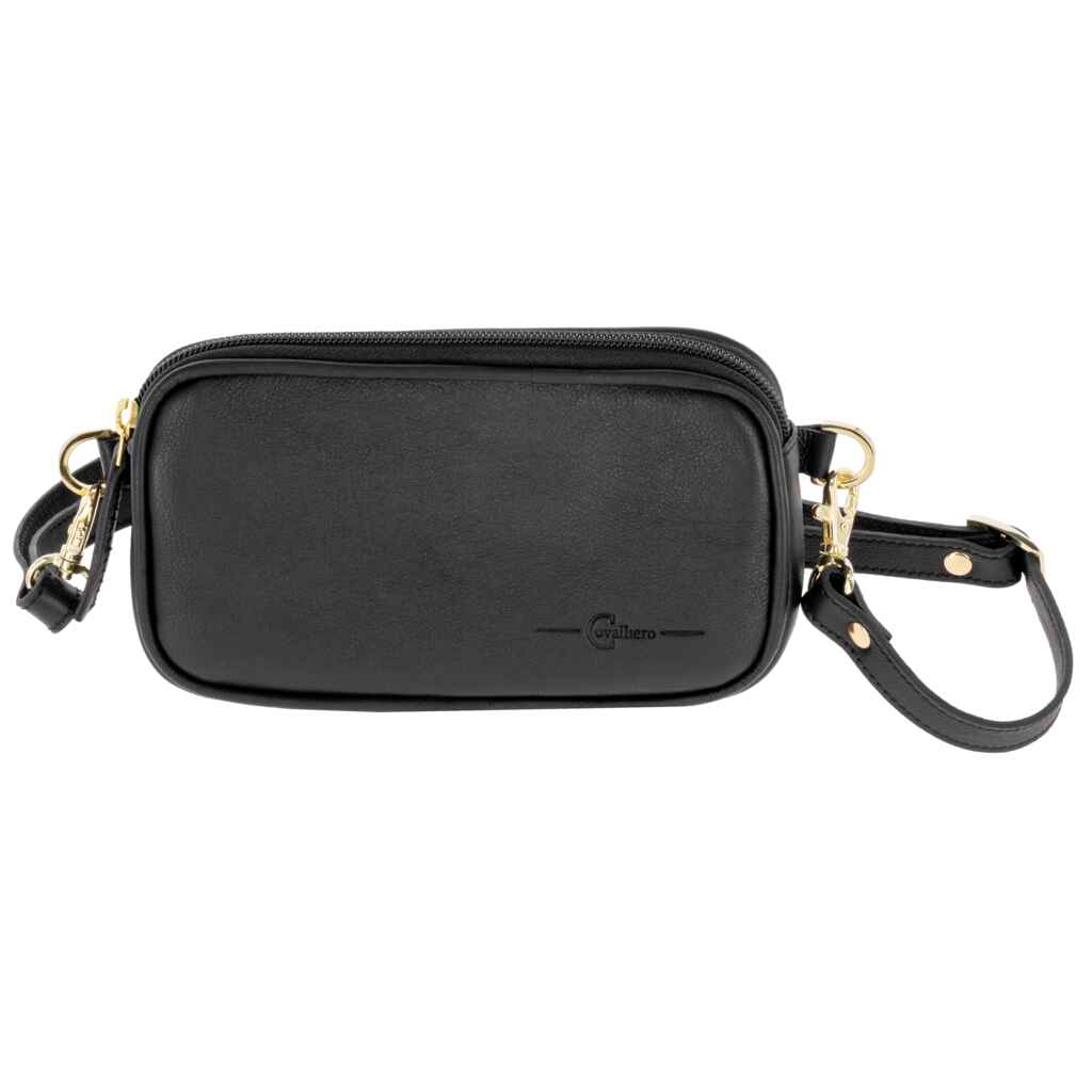 Covalliero nahkainen pikkulaukku musta