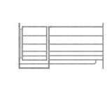 Lammasaitaelementti ovella 183x92 cm