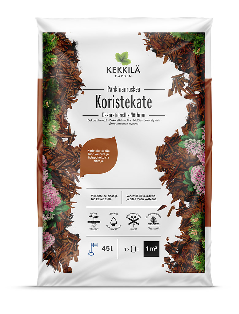 Kekkilä Koristekate pähkinänruskea 45 l