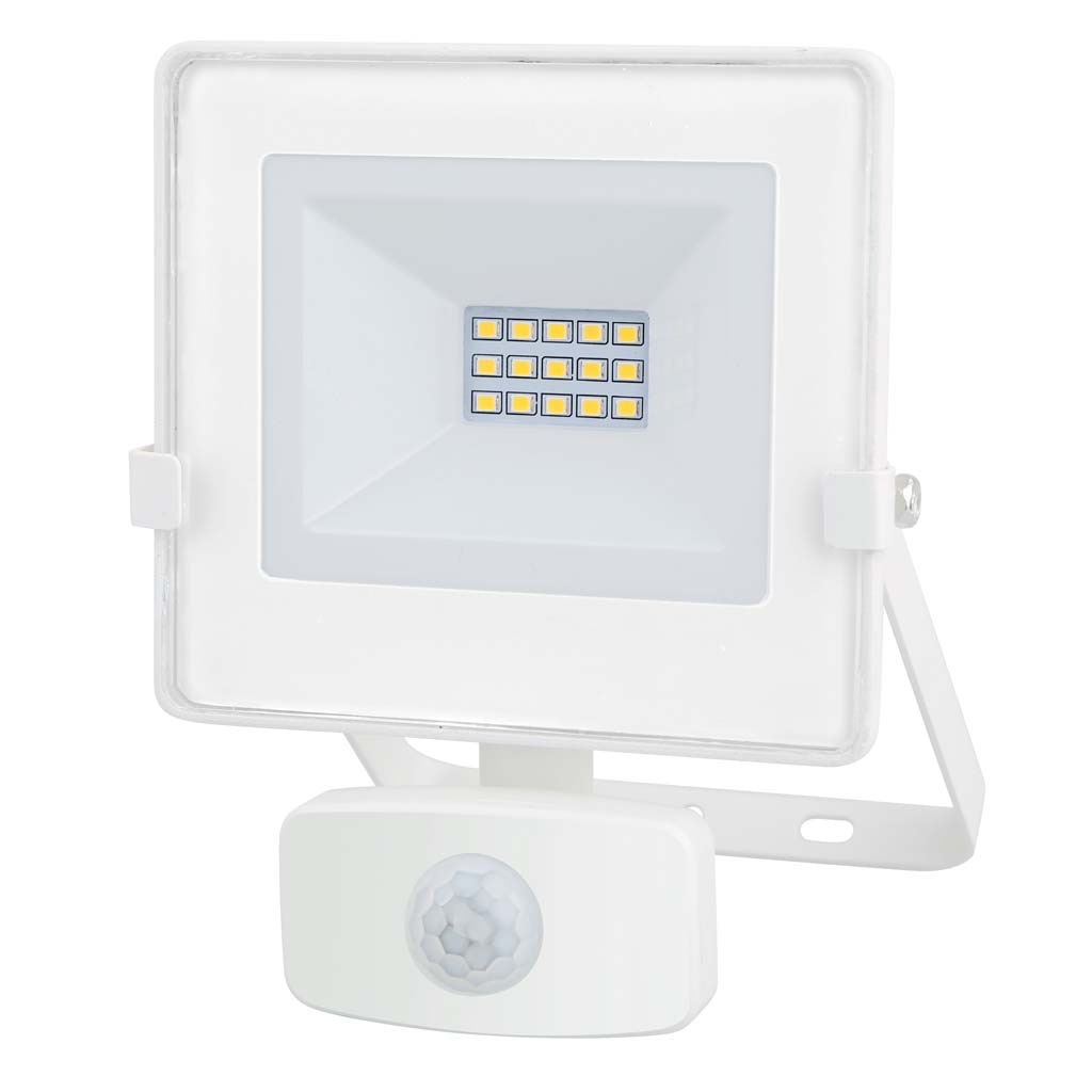 Led-valonheitin 10W PIR valkoinen