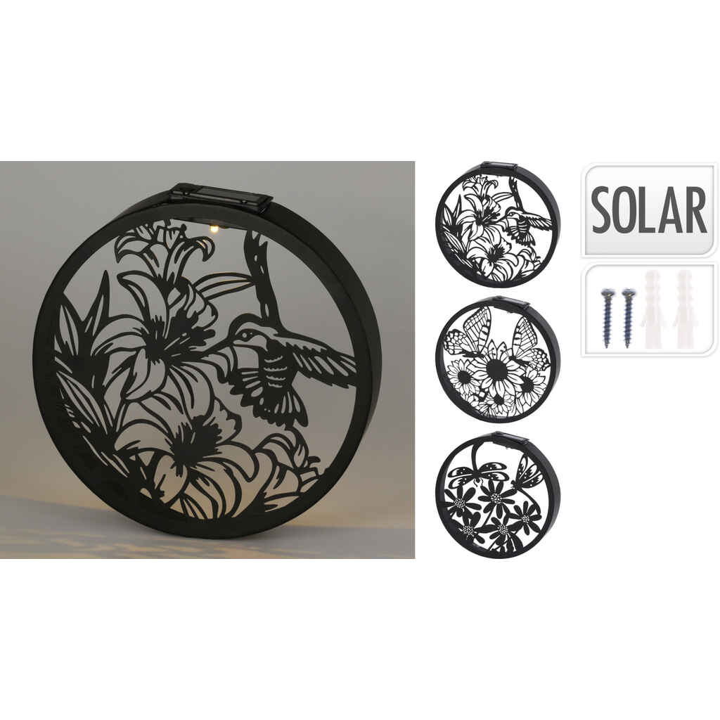 Solar seinäkoriste halk 25 cm lajitelma