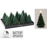 Kynttilä joulukuusi 17 cm led, ajastin