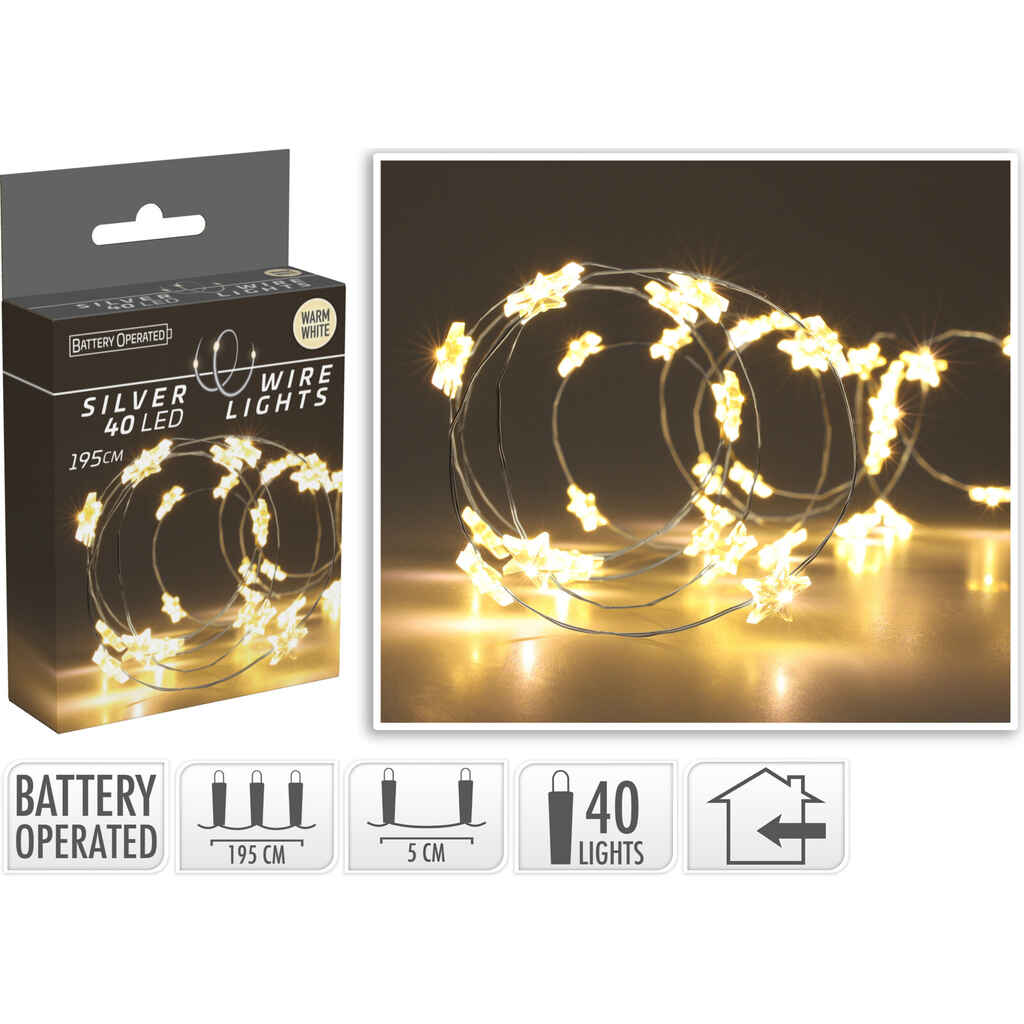 Tähtivalosarja 40 led-valoa
