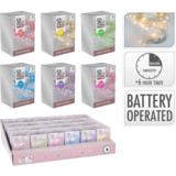 Valosarja eri värejä, 50 LED-valoa, ajastimella, sisäkäyttöön