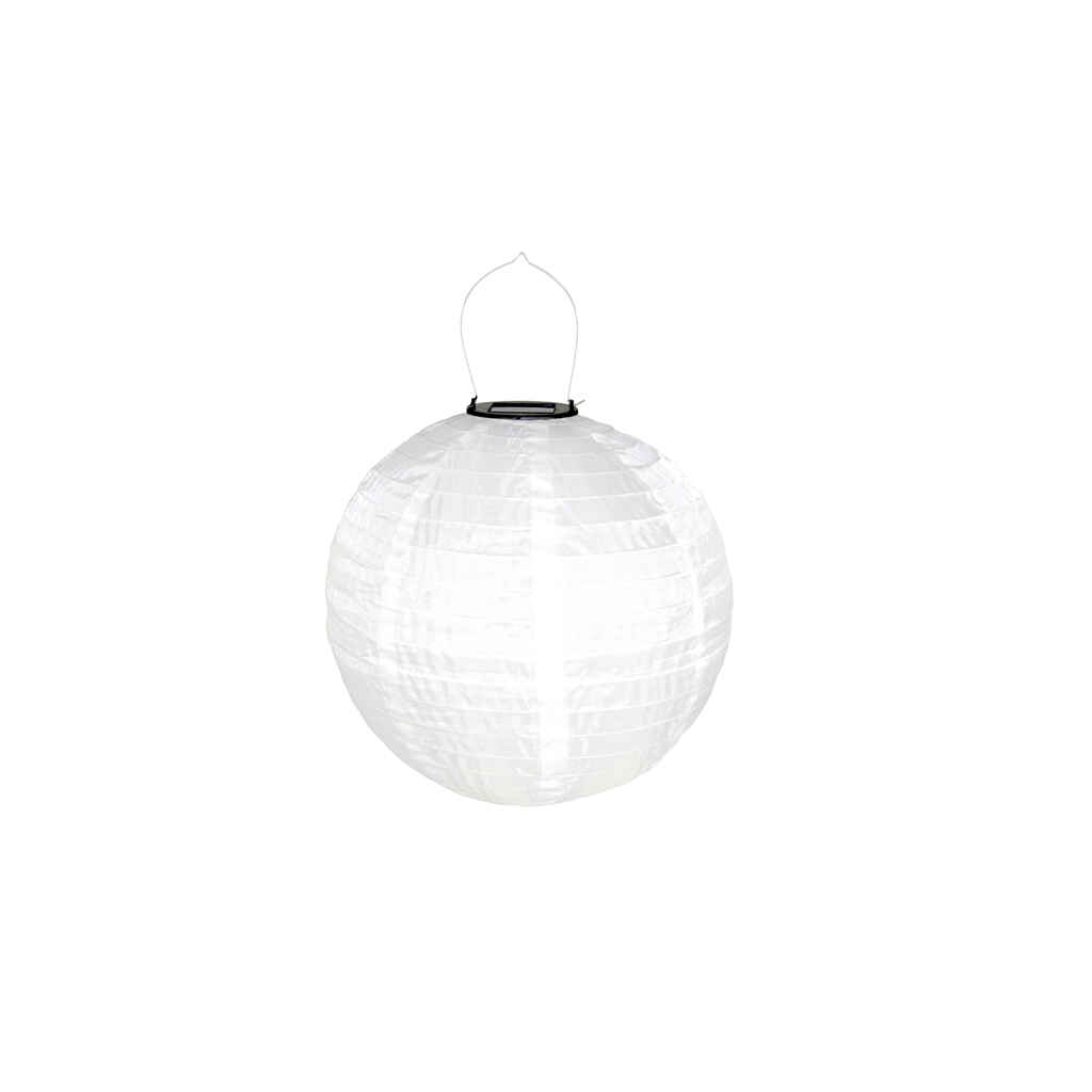 Solar valo, valkoinen pallo 30 cm