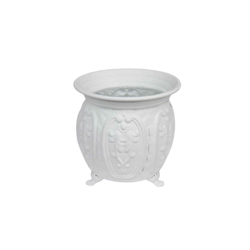 Metalliruukku valkoinen reunus