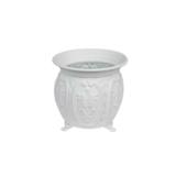 Metalliruukku valkoisella reunuksella