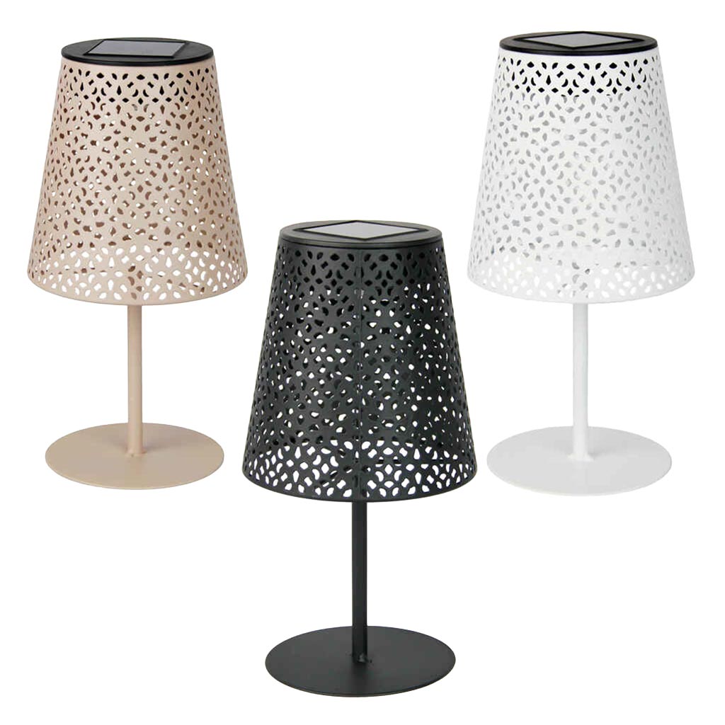 Solar pöytävalaisin värilajitelma