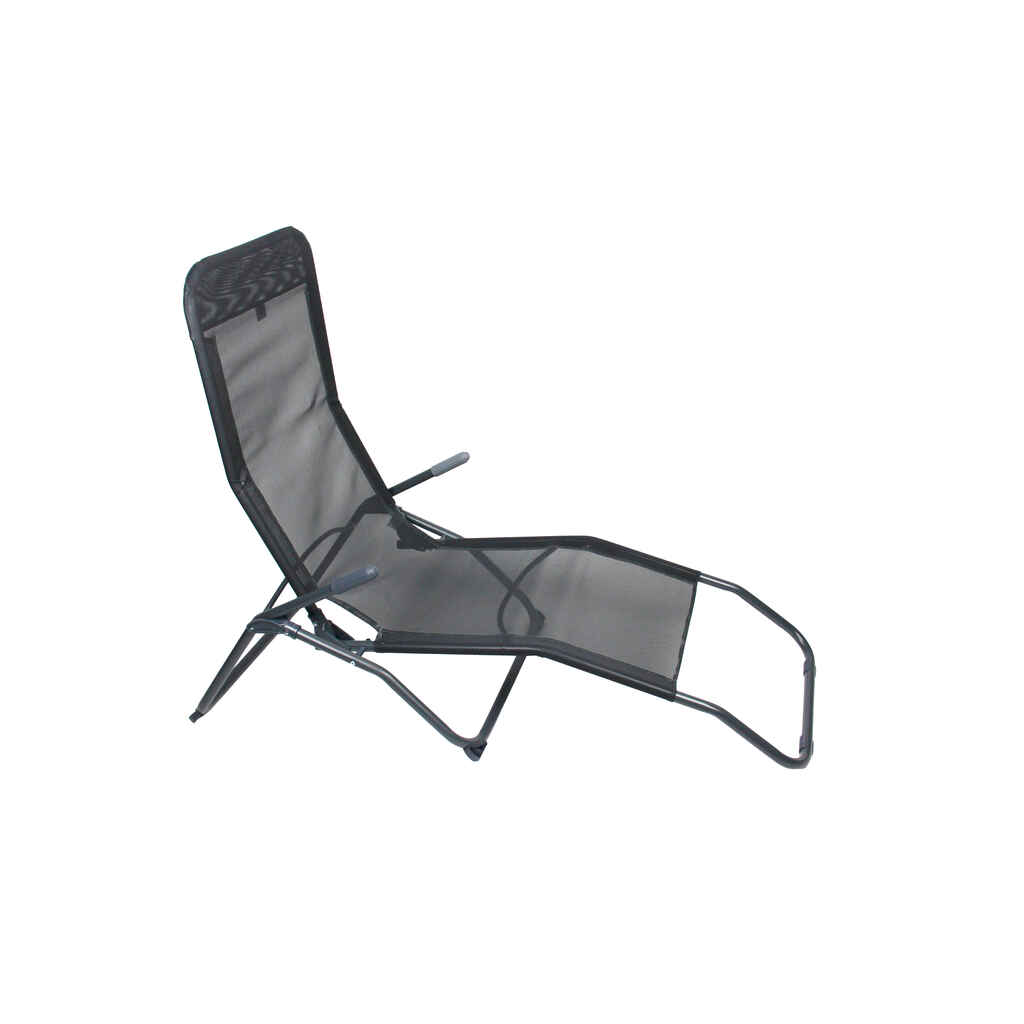 Aurinkotuoli tummanharmaa