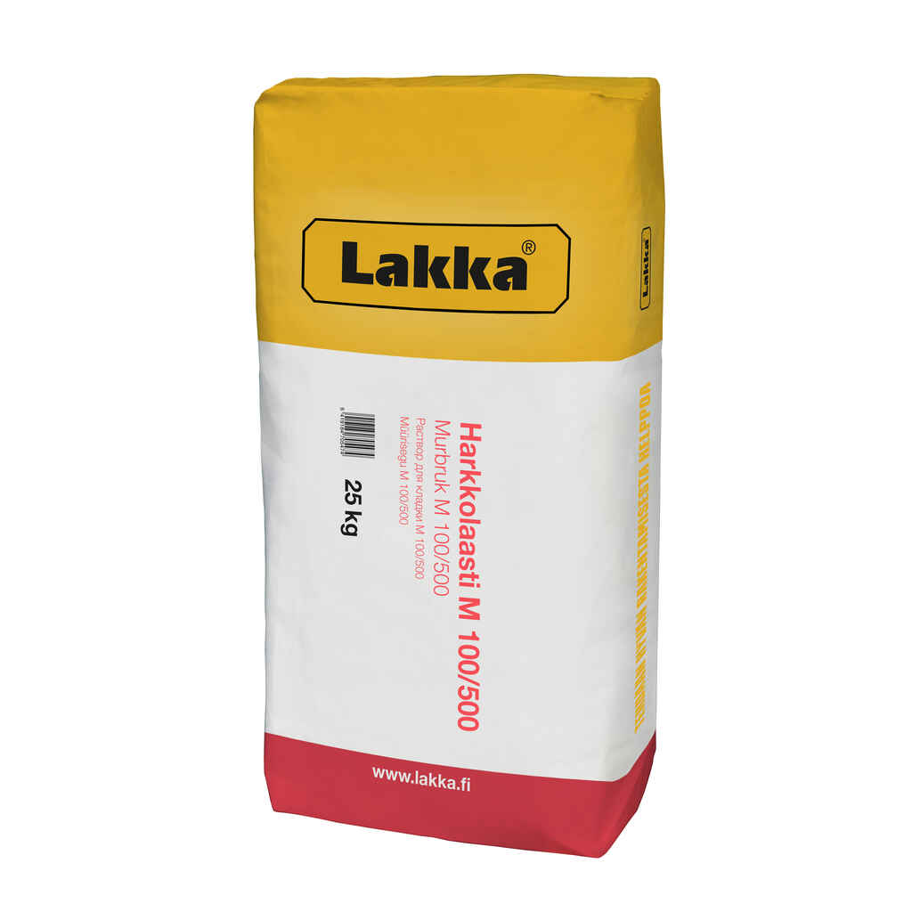 Harkkolaasti M 100/500 harmaa 25 kg, Lakka Varkaus