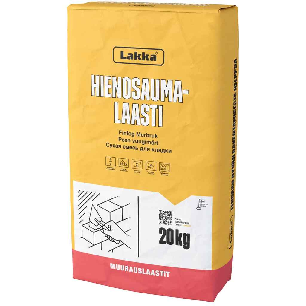Hienosaumalaasti 20 kg