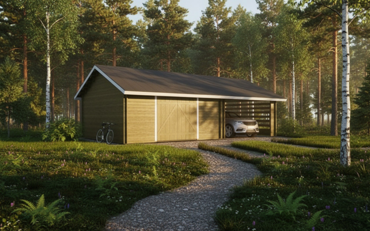 Autotalli AT30KL PariOvella