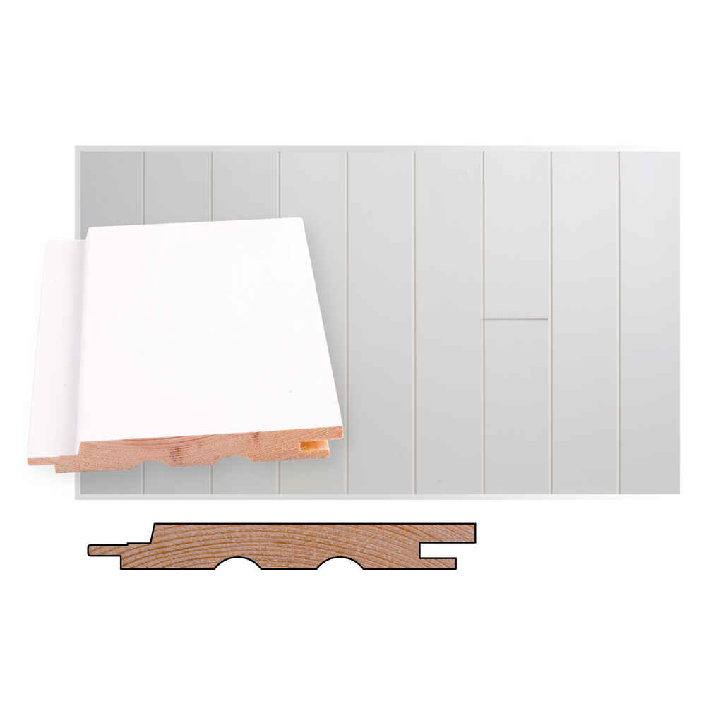 STS-5 14x120x2400 SPA puhdas valkoinen