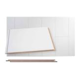 Kattopaneeli STP-0 8x195x2070 Puolikiiltävä valkoinen, MDF:stä, paketti