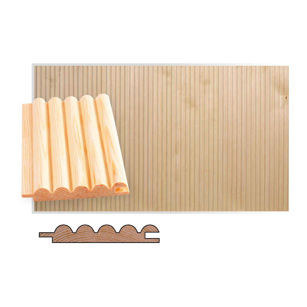 Sormipaneeli erikoismänty 14x93x2980 puuvalmis, paketti