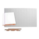 Kattopaneeli STS-5 14x95x2400 SPA Puhdas valkoinen, Sormijatkettu, paketti