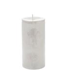 Kynttilä 14 cm helmiäinen