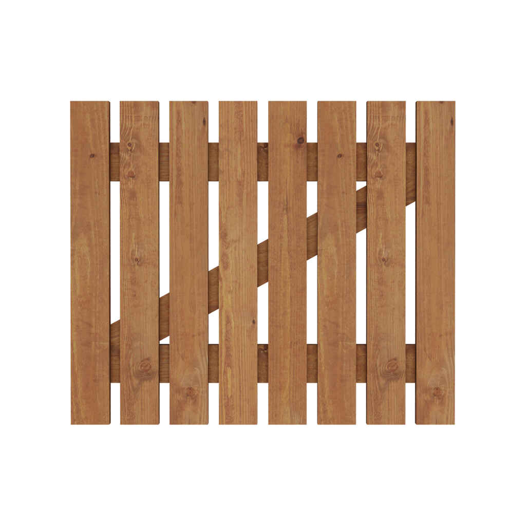 Portti pystylaudoitettu 95x80x3 cm ruskea