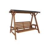 Pihakeinu 3-istuttava ruskea