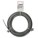 Teräsköysi 3/4 mm 15 m + 4 lukkoa