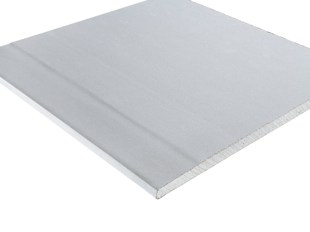 Reunaohennettu sisäverhouslevy, valkoinen, LN 13 O 1200x2600, Siniat