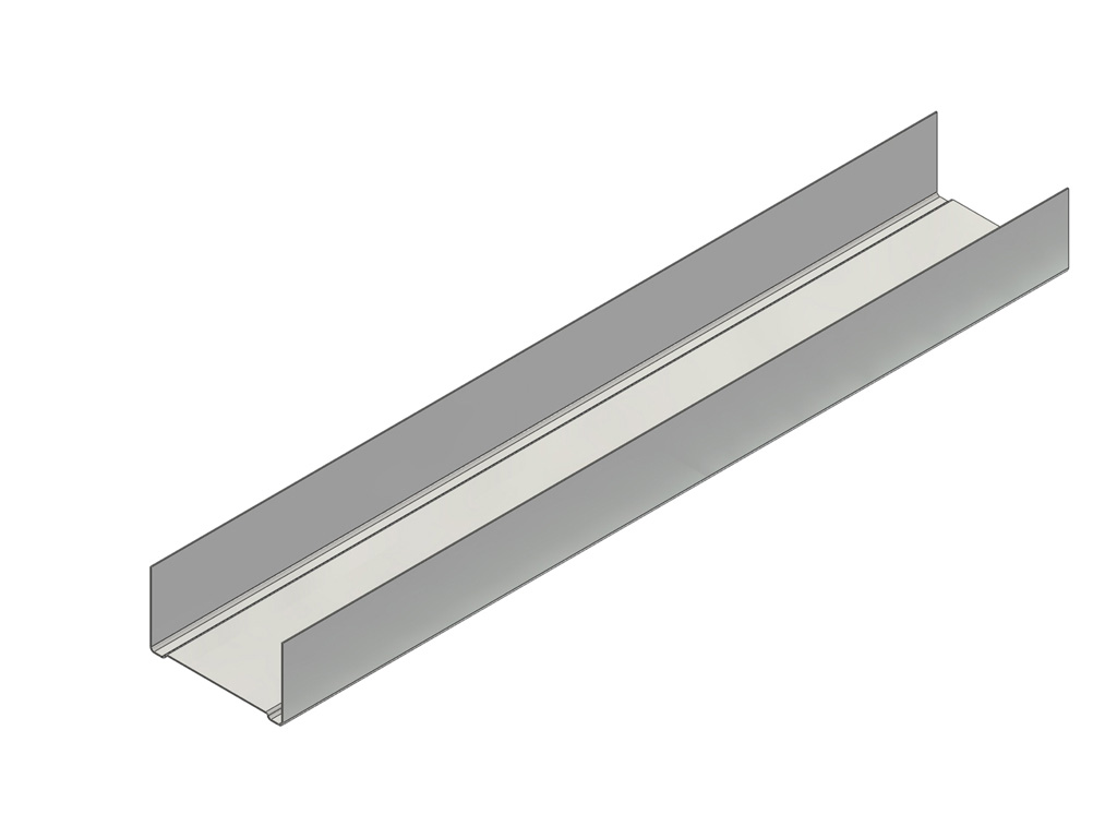 Lattia-/kattokisko, KS 0.56mm, SK 66/55 L=3100mm, Muotolevy Oy
