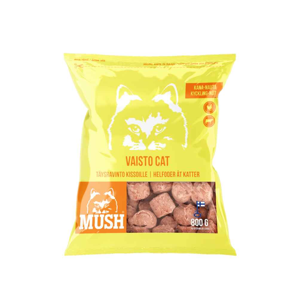 Mush Vaisto Cat® Keltainen kana-nauta 800 g