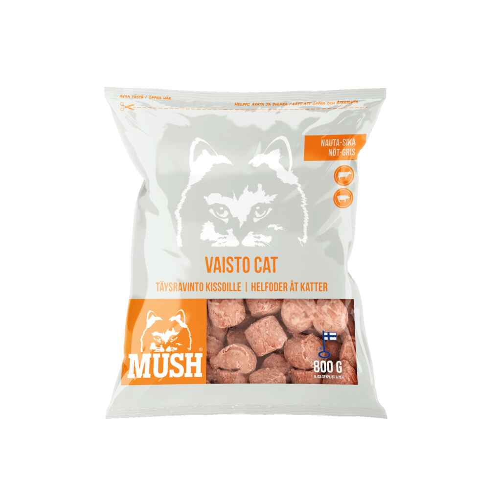 Mush Vaisto Cat® valkoinen nauta-sika 800 g