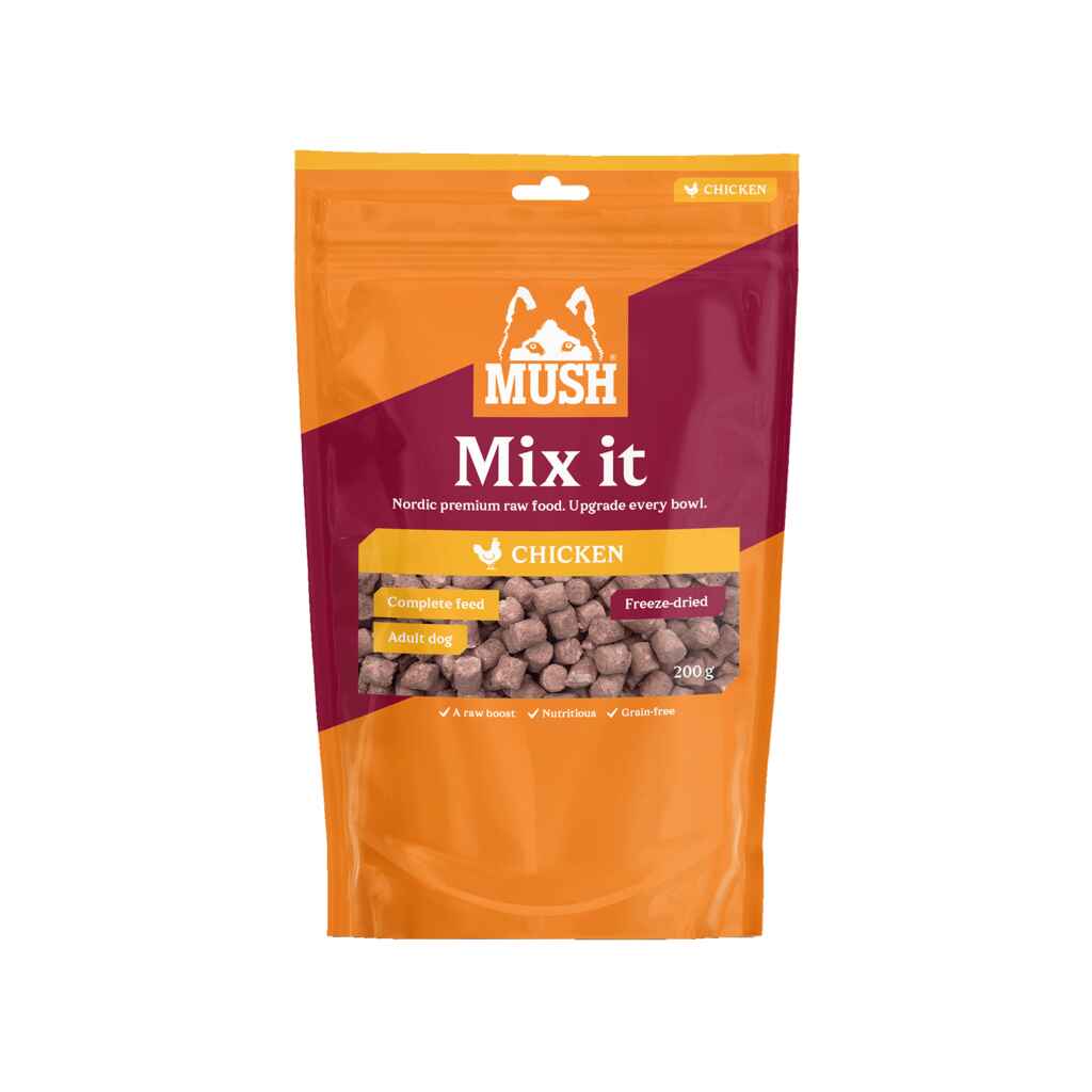 Mush Mix it pakastekuivattu kana