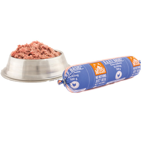 Mush B.A.R.F Basic® jauhettu kana 500 g