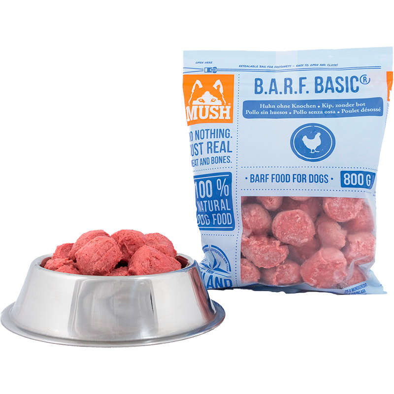 Mush B.A.R.F Basic® luuton kana 800 g